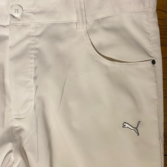 Puma Golf 34 White Pants - Picture 5 of 8